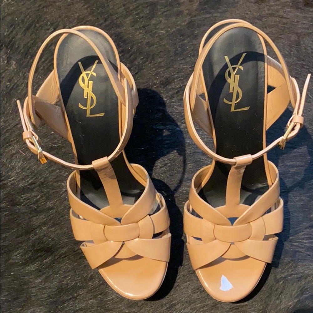 Authentic Saint Laurent Tribute 105 sandals